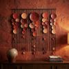 Handmade Metal Vertical Garden Wall Art: Colorful Diamond Sc | Sculptures by Sarmal Design. Item made of metal works with mid century modern & contemporary style