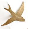 Flock - Swallows Gold Set of 11 | Wall Sculpture in Wall Hangings by Elizabeth Prince Ceramics. Item made of ceramic works with contemporary & country & farmhouse style