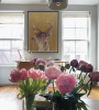 Gold Leaf Stag | Paintings by Dave White