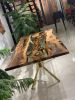 Custom Live Edge Walnut Wood Epoxy Resin Table | Dining Table in Tables by Gül Natural Furniture. Item made of wood compatible with contemporary and country & farmhouse style