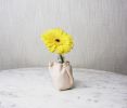 Micro Sculpted Leather Flower Vase | Vases & Vessels by Ian James. Item composed of ceramic