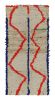 Vintage Azilal Moroccan Runner Rug, with Geometric Patterns | Area Rug in Rugs by Rug and Kilim