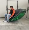 UFO Rocking Chair | Chairs by Mavimatt. Item made of leather
