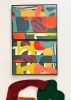 Separated at Birth No.2 | Mixed Media in Paintings by ABDA Collective. Item composed of canvas and paper in contemporary or eclectic & maximalism style