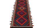 Rug & Kilim’s Contemporary Kilim Runner with Polychromatic | Area Rug in Rugs by Rug and Kilim