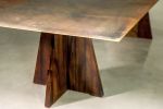 Fierro Table in Argentine Rosewood by Costantini | Dining Table in Tables by Costantini Design. Item composed of wood and metal