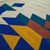 Blue Woven Rug | Area Rug in Rugs by Weaver. Item composed of wool in country & farmhouse or industrial style
