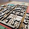 Custom Large 3D Wooden Wall Map | Mixed Media by Inzitari Designs. Item made of birch wood works with boho & minimalism style