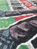 Seb Lewis Charlton Athletic Super Fan Memorial Mosaic | Public Mosaics by Paul Siggins - The Mosaic Studio | Charlton Athletic FC in London. Item made of stone
