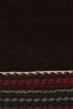 Vintage Afghan Kilim Runner with Stripes and Brown Open | Area Rug in Rugs by Rug and Kilim. Item composed of wool