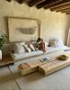 Solid Wood Coffee Table. Rustic Coffee Table. Wooden Coffee | Tables by HamamDecor LLC. Item composed of walnut in minimalism or contemporary style