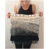 Back to Black Macrame Weaved Wall Hanging | Macrame Wall Hanging in Wall Hangings by Oak & Vine. Item made of fabric with fiber
