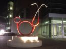 Stethoscope | Public Sculptures by KevinBoxStudio | University of Nebraska Medical Center in Omaha
