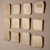 Organic Modern Ceramic Wall Art - Desert Sand | Sculptures by Clare and Romy Studio. Item composed of ceramic in boho or minimalism style
