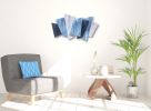 "Ascend" Glass and Metal Wall Sculpture | Wall Hangings by Karo Studios. Item made of metal with glass
