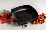 Square Black Baking Dish | Pan in Cookware by ShellyClayspot. Item made of stoneware works with minimalism & contemporary style