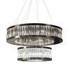 KA1862 SATURN | Chandeliers by alanmizrahilighting | New York in New York. Item made of steel with glass