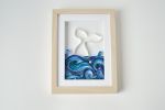 Dream big little one quilling Art, whale tail wall art. | Watercolor Painting in Paintings by Mira's Craft. Item composed of paper