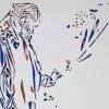 Wanderer With A Cup | Drawings by Elvira Dayel. Item made of paper