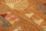 Rug & Kilim’s Swedish Rug in Brown with Figural Village | Area Rug in Rugs by Rug and Kilim