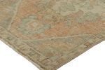 Vintage Turkish Rug in Pink with Blue & Cream Floral | Area Rug in Rugs by Rug and Kilim