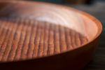 Carved Keyaki Plate | Dinnerware by Big Sand Woodworking. Item made of wood