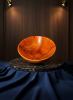 Cherry Wood Bowl with Red Resin | Handcrafted | Decorative Bowl in Decorative Objects by Holzkunst Samuel Meisinger. Item made of wood works with contemporary & art deco style