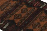 Vintage Afghan Kilim Rug with Polychromatic Stripes | Area Rug in Rugs by Rug and Kilim