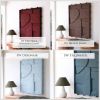 Imogen - Blue Sculptural Art | Wall Sculpture in Wall Hangings by Blank Space Studios. Item made of wood & stone compatible with boho and eclectic & maximalism style