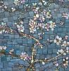 Almond Blossom Van Gogh mosaic artwork | Art & Wall Decor by Julia Gorbunova. Item works with contemporary & mediterranean style
