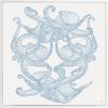 Octopi Tangle - Framed Canvas Art | Prints by Patricia Braune. Item composed of canvas