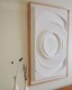 12 Plaster Relief | Wall Sculpture in Wall Hangings by Joseph Laegend. Item made of oak wood works with minimalism & mid century modern style