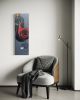 'Red Velvet' Original Oil Painting | Oil And Acrylic Painting in Paintings by Jenny Stewart's Fine Art. Item made of canvas works with mid century modern & contemporary style