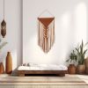 Pyramid | Macrame Wall Hanging in Wall Hangings by YASHI DESIGNS. Item composed of cotton and fiber in mid century modern or contemporary style