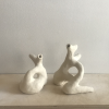 book-ends v2 | Sculptures by Mara Lookabaugh Ceramics. Item composed of stoneware