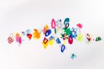 Paint By No Numbers | Mixed Media by Leisa Rich. Item composed of synthetic