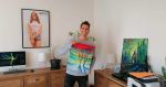 Once Upon A Time | Oil And Acrylic Painting in Paintings by Chiara Magni. Item made of canvas & synthetic