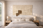 Hanko - Wall Hanging | Tapestry in Wall Hangings by Olivia Fiber Art. Item composed of wood and wool in minimalism or contemporary style