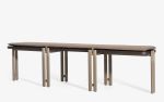 Sui Bench With Static Painted Metal Leg | Benches & Ottomans by LAGU. Item made of oak wood with fabric works with modern style