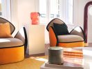 Orca armchair designed by Sergio prieto - Dovain Studio | Chairs by Dovain Studio. Item composed of fabric in contemporary style