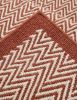 Handwoven Woolen Terracotta Runner Rug | Rugs by Evergreen Carpets. Item made of wool works with boho & minimalism style