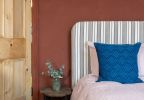 Aura Handwoven Stripe Fabric (Earth Root) | Curtain in Curtains & Drapes by Routes Interiors. Item composed of cotton in boho or contemporary style