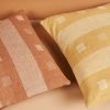 Chokor Nira Ochre Pillow | Pillows by Studio Variously. Item composed of cotton