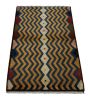 Vintage Persian Gabbeh Rug with Polychromatic Geometric | Area Rug in Rugs by Rug and Kilim