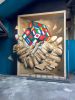 The world in the box | Street Murals by Chill. Item composed of synthetic