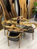 Round epoxy table, custom round coffee table, epoxy table | Tables by Brave Wood