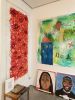 Scribble Series (Red) | Mixed Media by Pam (Pamela) Smilow. Item composed of canvas and synthetic