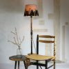 Rocket Floor Lamp — Yakisugi Wood | Erosion Series | Lamps by Gabor Gobi. Item composed of wood