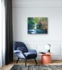 Tranquility Mixed Media Painting Gallery Wrap Canvas | Oil And Acrylic Painting in Paintings by Strokes by Red - Red (Linda Harrison). Item composed of canvas compatible with mid century modern and contemporary style