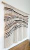 "Scrapped" - Large Macraweave Wall Hanging | Macrame Wall Hanging in Wall Hangings by Loop Macrame Studio by Savanna Barker | Jungle Cat Plant Shop in Redmond. Item made of bamboo & cotton compatible with mid century modern and modern style